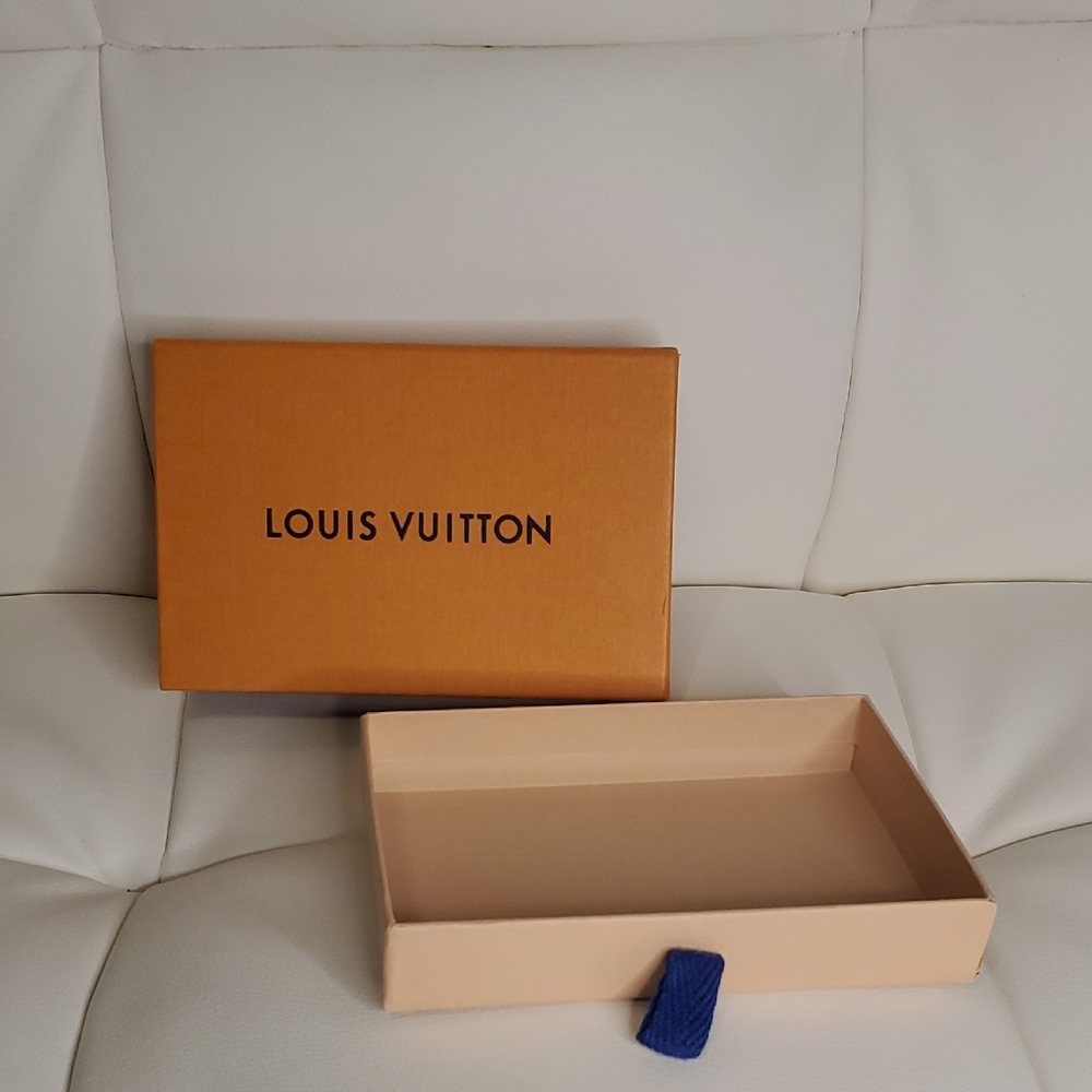 Louis Vuitton Orange Box with Blue Tab